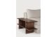 KABUKI SIDE TABLE - VARNISHED TEAK - BROWN