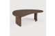 BOOMERANG COFFEE TABLE - VARNISHED TEAK - BROWN