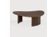 BOOMERANG COFFEE TABLE - VARNISHED TEAK - BROWN