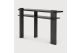 ABSTRACT CONSOLE - VARNISHED TEAK - BLACK 