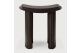 ROLLER MAX STOOL - VARNISHED MAHOGANY - DARK BROWN