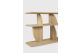 GEOMETRIC SOFA CONSOLE - OAK 210 x 35 x 67	