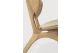 EYE LOUNGE CHAIR - VARNISHED OAK - OFF WHITE 