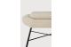 BARROW FOOTSTOOL - OFF WHITE FABRIC 60 x 45 x 38