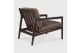 JACK LOUNGE CHAIR - VARNISHED MAHOGANY 