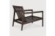 JACK LOUNGE CHAIR FRAME - VRANISHED MAGOGANY