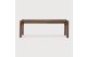 PI BENCH - VARNISHED TEAK - BROWN 126 x 35 x 46	11