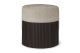 ROLLER MAX POUF - VARNISHED MAHOGANY - DARK BROWN 