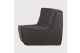 ETHNICRAFT N701 SOFA-ROUND CORNER-DARK GREY - 45° 