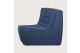 ETHNICRAFT N701 SOFA-ROUND CORNER-BLUE - 45° ROUND