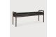 JACK BENCH - VARNISHED MAHOGANY - DARK BROWN 