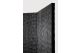 CHOPPED ROOM DIVIDER - VARNISHED MAHOGANY - BLACK 