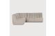 N701 MODULAR SOFA - ECRU ECO FABRIC - 1 SEATER 