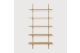 PI WALL SHELF - OAK - 3 SHELVES 100 x 35 x 126	