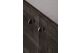 GROOVES CUPBOARD - VARNISHED TEAK - OFF BLACK 