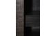 GROOVES CUPBOARD - VARNISHED TEAK - OFF BLACK 