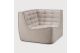 N701 MODULAR SOFA - ECRU ECO FABRIC - 90° SQUARE 