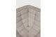 N701 MODULAR SOFA - ECRU ECO FABRIC - 90° SQUARE 