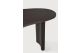 BOOMERANG DESK - VARNISHED MAHOGANY - DARK BROWN 