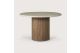 ROLLER MAX OUTDOOR TABLE - VARNISHED CONCRETE TOP 