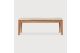 BOK OUTDOOR BENCH - TEAK - NATURAL FABRIC