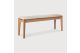 BOK OUTDOOR BENCH - TEAK - NATURAL FABRIC