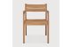 JACK OUTDOOR DINING CHAIR FRAME - TEAK - WITH ARMS