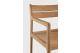 JACK OUTDOOR DINING CHAIR FRAME - TEAK - WITH ARMS