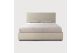 Revive bed - Sand linen - mattress 160x200 