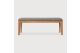 BOK OUTDOOR BENCH - TEAK - MOCHA FABRIC