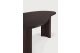 BOOMERANG DESK - VARNISHED MAHOGANY - DARK BROWN 