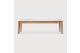 BOK OUTDOOR BENCH - TEAK - OFF WHITE FABRIC 
