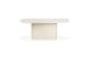 ELEMENTS DINING TABLE - VARNISHED MICROCEMENT - OFF WHITE - PEBBLE SHAPE 200 X 143 X 76 26426