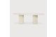 ELEMENTS DINING TABLE - VARNISHED MICROCEMENT - OFF WHITE - OBLONG 240 X 100 X 76 26427
