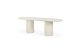 ELEMENTS DINING TABLE - VARNISHED MICROCEMENT - OFF WHITE - OBLONG 240 X 100 X 76 26427