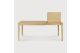 BOK EXTENDABLE DINING TABLE - VARNISHED OAK - RECTANGULAR 120/180 X 90 X 76 55206
