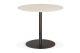 BLEND DINING TABLE - VARNISHED MICROCEMENT TOP - OFF WHITE - DARK BRONZE BASE - ROUND 90 X 90 X 76 2