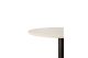 BLEND DINING TABLE - VARNISHED MICROCEMENT TOP - OFF WHITE - DARK BRONZE BASE - ROUND 90 X 90 X 76 2