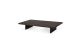 GROOVES COFFEE TABLE - VARNISHED TEAK - OFF BLACK - RECTANGULAR 170 X 120 X 34 12258