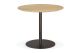 BLEND DINING TABLE - VARNISHED OAK TOP - DARK BRONZE BASE - ROUND 90 X 90 X 76 51948