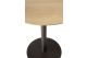 BLEND DINING TABLE - VARNISHED OAK TOP - DARK BRONZE BASE - ROUND 90 X 90 X 76 51948