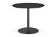 BLEND DINING TABLE - VARNISHED OAK TOP - BLACK - DARK BRONZE BASE - ROUND 90 X 90 X 76 51950