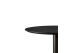 BLEND DINING TABLE - VARNISHED OAK TOP - BLACK - DARK BRONZE BASE - ROUND 90 X 90 X 76 51950
