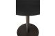 BLEND DINING TABLE - VARNISHED OAK TOP - BLACK - DARK BRONZE BASE - ROUND 90 X 90 X 76 51950
