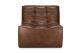 N701 MODULAR SOFA - CHESTNUT LEATHER - 1 SEATER 80 X 91 X 76 20289