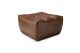 N701 FOOTSTOOL - CHESTNUT LEATHER 70 X 70 X 43 20294