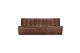 N701 MODULAR SOFA - CHESTNUT LEATHER - 3 SEATER 210 X 91 X 76 20291