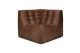 N701 MODULAR SOFA - CHESTNUT LEATHER - 90° SQUARE CORNER 91 X 91 X 76 20292