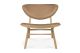 EYE LOUNGE CHAIR - VARNISHED OAK - SIENNA LEATHER 