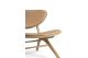 EYE LOUNGE CHAIR - VARNISHED OAK - SIENNA LEATHER 